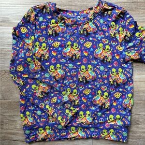 Posh Peanut x Lisa Frank long sleeve pullover
